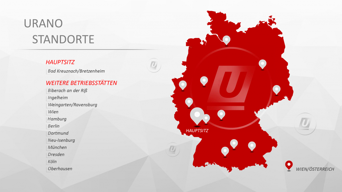 URANO; IT-Lösungspartner; IT-Dienstleister; Bad Kreuznach; DATAGROUP; Standorte